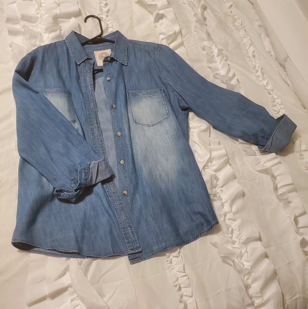 Women's or Junior's Chambray Shirt